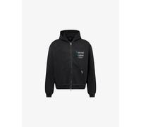 Represent Mens Represent Private Members Logo Cotton Hoodie Stained Black XS