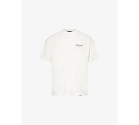 Represent Mens Oversized Represent Owners Club Script T-Shirt - Colour: 072 Flat White - Size: Small