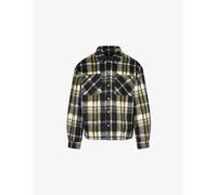 Represent Mens Represent Textured Padded Woven Overshirt Jet Black L