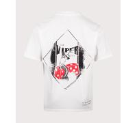 Represent Mens The Viper Room Dice T-Shirt - Colour: 72 Flat White - Size: Medium