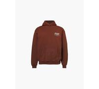 Represent Mens Rust X Duke + Dexter Brand-print Regular-fit Cotton-jersey Hoody S