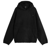 Represent Men's Textured Borg Hoodie Jet Black