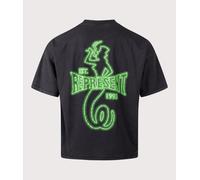 Represent Mens The Viper Room Glow T-Shirt - Colour: 06 Vintage Black - Size: Medium