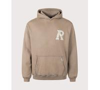 Represent Mens Western Initial Hoodie - Colour: 16 Dusty Brown - Size: Small