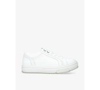 Represent Mens White Htn Branded Leather Low-top Trainers Eur 44 / 10 Uk Men