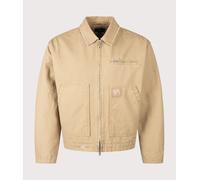 Represent Mens Workwear Jacket - Colour: 25 Washed Tan - Size: Large