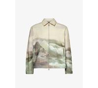 Represent Menshigher Truth Branded-print Denim Jacket Xl