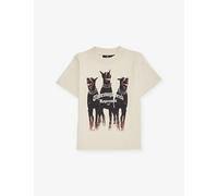 Represent Represent Thoroughbred Graphic-Print Cotton T-Shirt 1-6 Years Vintage White 4-5 Years