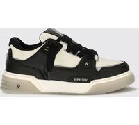 REPRESENT Studio Bicolour Calfskin Leather Sneakers with Contrast Logo - Size: 41 - male