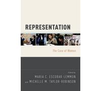 Representation by Maria C. Escobar-Lemmon, Michelle M. Taylor... - 9780199340118