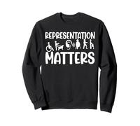 Representation Matters Support Disability Awareness Month Sweatshirt