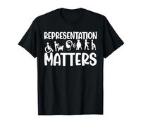 Representation Matters Support Disability Awareness Month T-Shirt