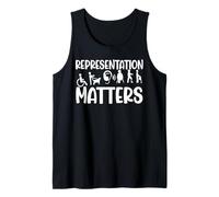 Representation Matters Support Disability Awareness Month Tank Top
