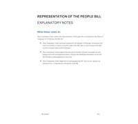 Representation of the People Bill Explanatory Notes (House of Commons) HCB 384-EN