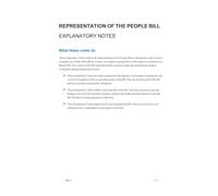 Representation of the People Bill Explanatory Notes (House of Commons) HCB 4-EN