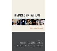Representation: The Case of Women by Maria C. Escobar-Lemmon (English) Paperback