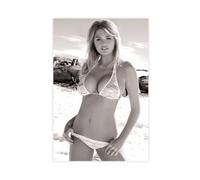 Reproduced Studio A4 Size Publicity Glamour Photograph of The Stunning Looking Fashion Model, Kate Upton Canvas Poster Wall Art Decor Print Picture Paintings for Living Room Bedroom Decoration 08x12in