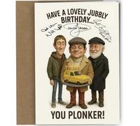 Reproduction Autograph Birthday Card Del Boy Rodney Uncle Albert no2011