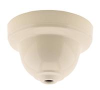 Reproduction Ceiling Rose Cup for use in Retro Ceiling Pendant in Bakelite with Applied Ivory Finish