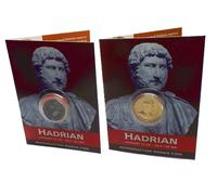 Reproduction Hadrian Roman Coin Pack - Aureus and Denarius (2 Coins)