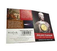 Reproduction Julius Caesar Roman Golden Coin Pack - Aureus (1 Coin)