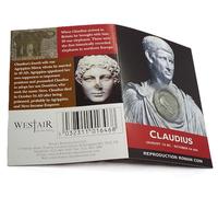 Reproduction Roman Coin Pack - Claudius Denarius (1 Coin)