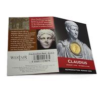 Reproduction Roman Coin Pack - Golden Claudius Aureus