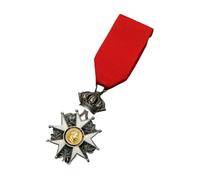 Reproduction the Legion of Honor Medal Badges of the French Emperor Napoleon's Order of Senior Knights Badge Pins(Black)