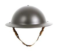 Reproduction WW2 British Army Helmet, Lightweight Cosplay Helmet | Highly accurate historical reproduction, adjustable fit, secure fastening, both wearing, display