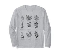Reproductive Health Herbs Plant Lover Herbalist Design Long Sleeve T-Shirt
