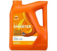 REPSOL SMARTER SPORT 4T 10W-40 4L Semi-Synthetic Motorcycle Lubricant Oil