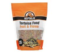 Reptalis Tortoise Food 750g | Fruit & Flower Tortoise Pellets | Mediterranean Tortoises and Herbivorous Reptiles | Horsefield | Hermann | Natural Ingredients