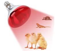REPTI HOME Infrared Heat Lamp Bulbs for Chicken, 250W Infrared Light Red Heat Bulb, Reptile Heat Lamps for Poultry, Chicks, Puppies, Cats, Pigs, Dogs