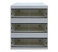 Repti-Life stack of 3-48x24x24 4ft Vivarium - Choose colour (Walnut)