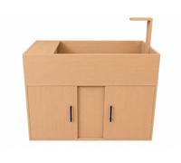 Repti-Life Tortoise Table with Cabinet (Beech, 6ft)