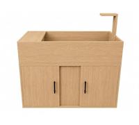 Repti-Life Tortoise Table with Cabinet (Oak, 6ft)