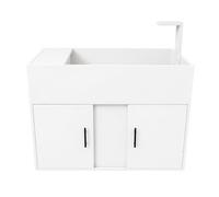 Repti-Life Tortoise Table with Cabinet (White, 6ft)
