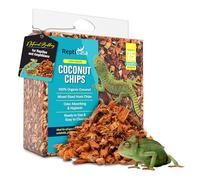 ReptiCasa Organic Coconut Chips Expandable Substrate Block for Reptiles, Snakes, Tortoise, and Amphibians, Natural Fiber Free Husks, Clean Breeding and Bedding Flooring, Odor Absorbing, up to 75 Quart