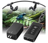 ReptiKing Automatic Reptile Misting & Humidifying System, Auto Rain Sprayer, 2 Nozzles, Auto Reptiles Mister for Terrariums, Chameleon Cages, Plants, Paludariums, Frog Snake Enclosures