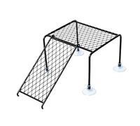 Reptile Basin, Sun Bench, Rest and Land Ramp as Decoration, Sun Place for Water Turtles in the Basin, for Terrapin, Salamander, Crabs, Tortoise, Living Room, Balcony, Hotel
