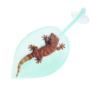 Reptile Basking Area - Habitat Terrace | Leaf Shape Suction Cups Amphibian Decor Accessories for Terrarium Dwarf Frogs Turtles Gecko Toads