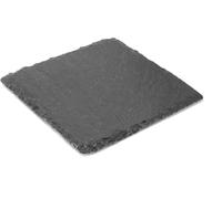 Reptile Basking Platform, Diatomaceous Earth Slate Rock Feeding Dish, Tortoise Bathing Resting Terrace Habitat Accessories for Bearded Dragon Leopard Gecko Snake Lizard Turtle Tank (L, Square)