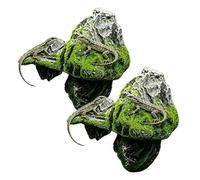Reptile Basking Rock 2 Pieces Realistic Moss Climbing Habitat