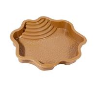 Reptile Bath Dish - Ramp Bowl for Turtle Food Water | Multi-Purpose Unique Step Design Bath Pool Aquarium Decoration for Gecko Snake Beard Dragon Inner Cage Tank