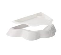 reptile bath pool, non-slip turtle feeding dish with ramp, dip tray for gecko, snake, bearded dragon, easy clean habitat accessory for a