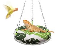 Reptile Bed,Reptile Hammock Swing Hanging Bed, Lizard Swing Toy, Cotton Lizard Bed, Reptile Lounger Terrarium Hanging Hammock for Bearded Dragon Lizard Gecko Chameleon Parrot Hamster Small Pets