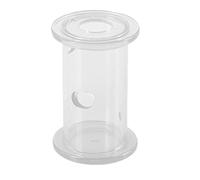 Reptile Bowl - Interactive Cylinder for Slow Foods | Transparent Toys for Birds - for Lizard Parrot Chameleon Parakeet Calopsitte Small Animals