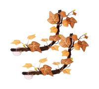 Reptile Branches 2 Pieces Bendable Terrarium Accessories with Suction Cups