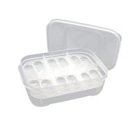 Reptile Breeding Box - 6.3 x 4.33 x 1.97 Inch Egg Hatcher, 12 Grid Incubation Tray | Long Lasting Transparent Reptile Hatching Box for Gecko Lizards Snake Amphibians Lions Mane Hatchery Breeding Tool