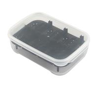 Reptile Breeding Box - Clear Case 18 x 13 x 5 cm, Durable PP Hatching Tank, Egg Incubator with Mesh Tray and Secure Lid | Habitat for Gecko, Scorpion, Arai